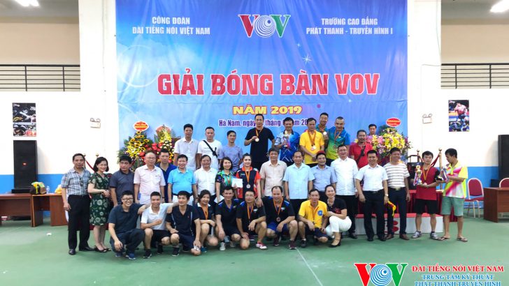 Công đoàn Đài Tiếng nói Việt Nam tổ chức giải Bóng bàn VOV năm 2019